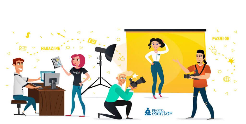 equipment for fashion photographs