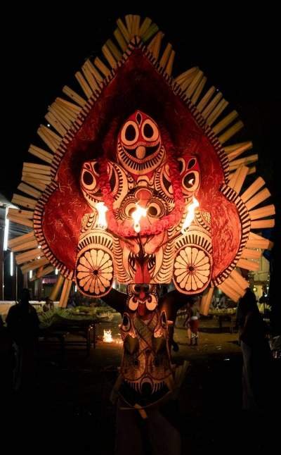 Another form on Bhairavi kolam