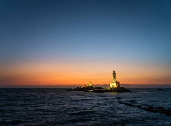 Sunrise from the last point of India