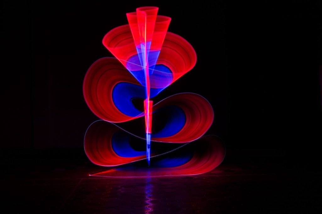 glowing flower