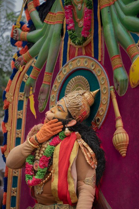 holy attract hanumans colors tradition and trendy aman karnataka creativehut