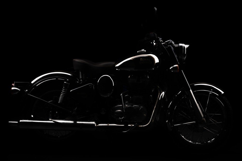 black bullet in black background
