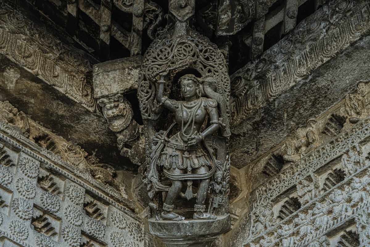 a architecture like dancing structure in stone