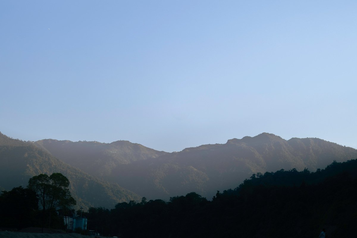 mountains in early morning