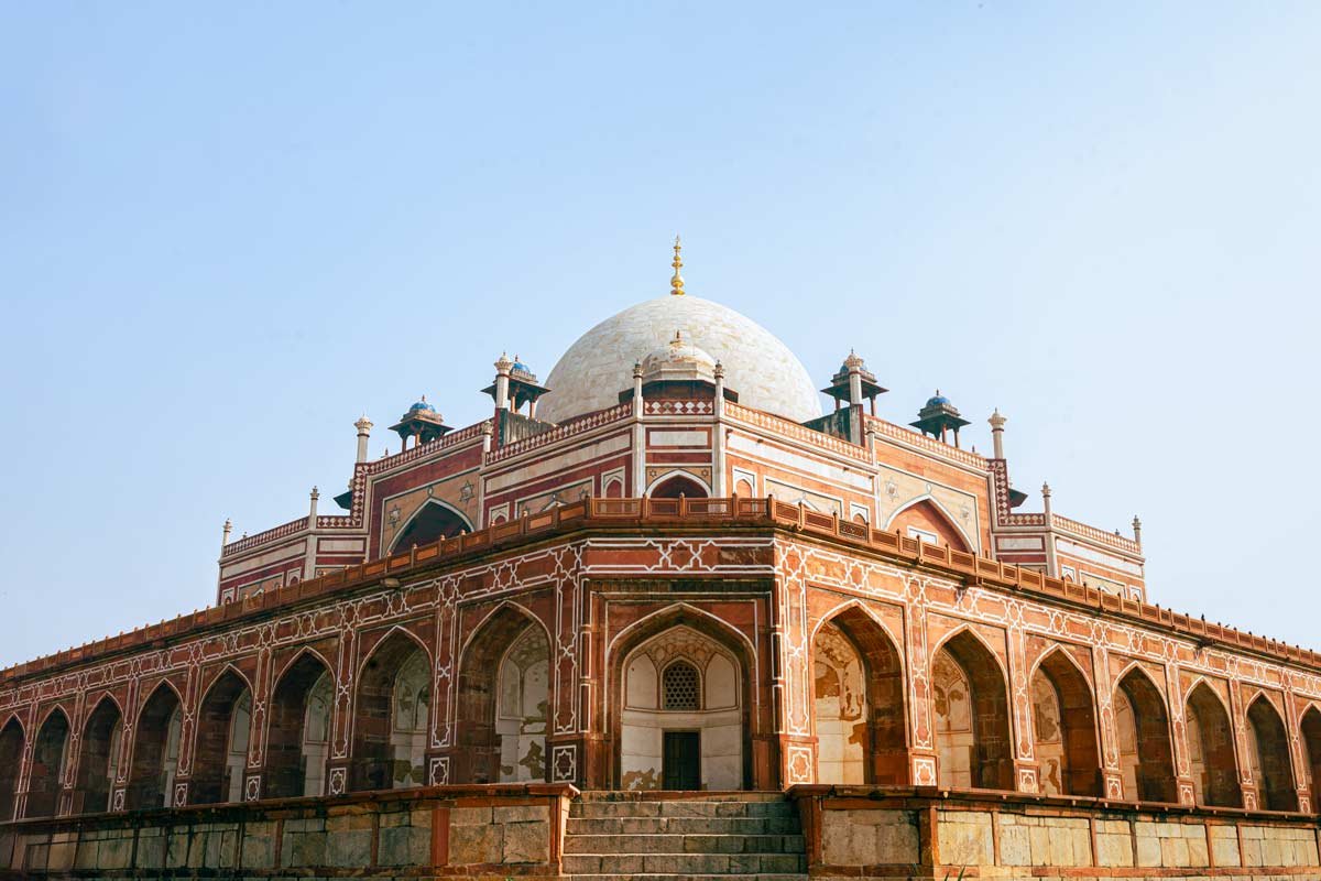 the one side of humayun tomb