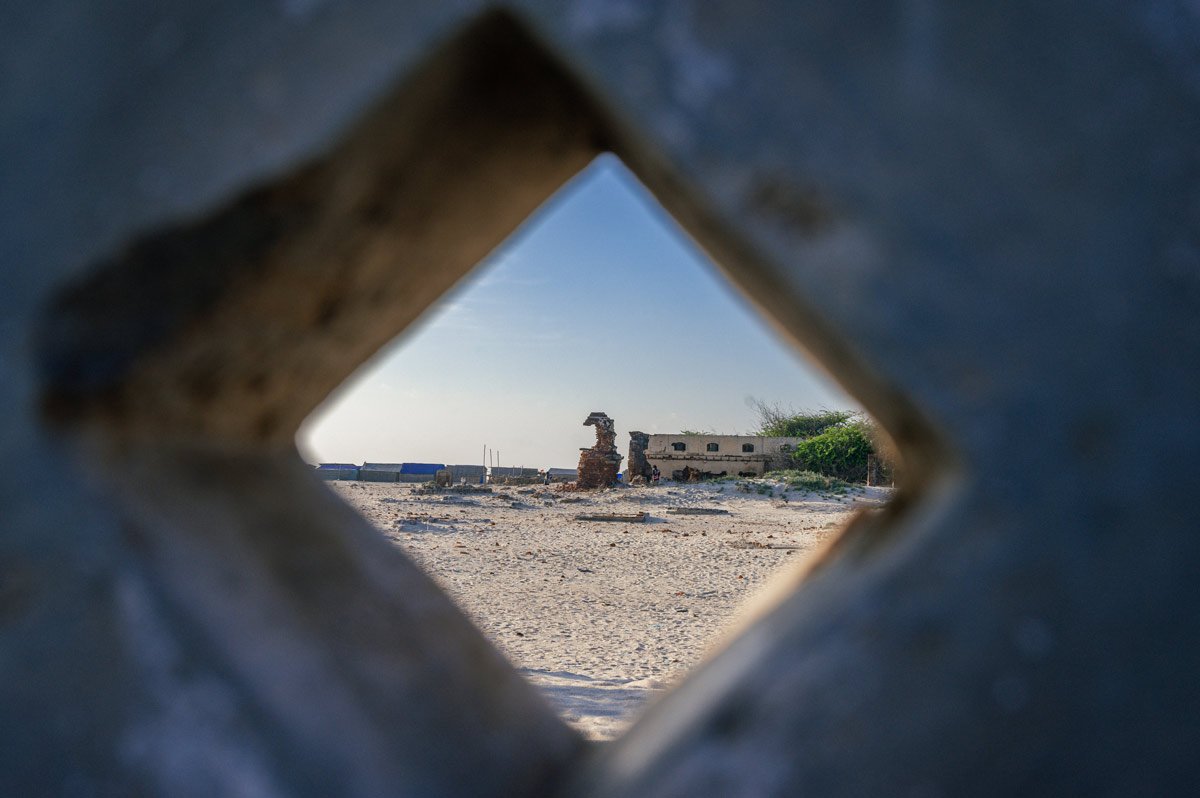 dhanushkodi an abandoned town at the south-eastern tip of Pamban Island