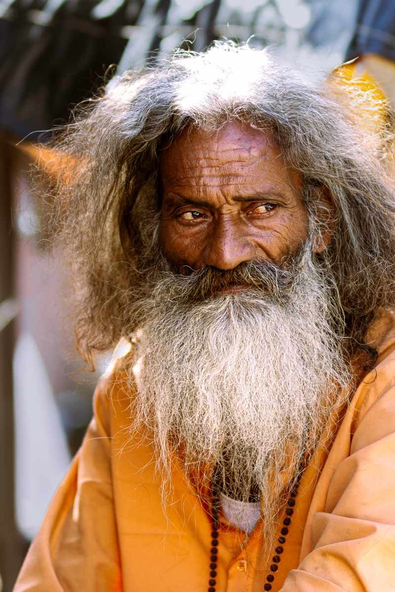 sadhu with long beard