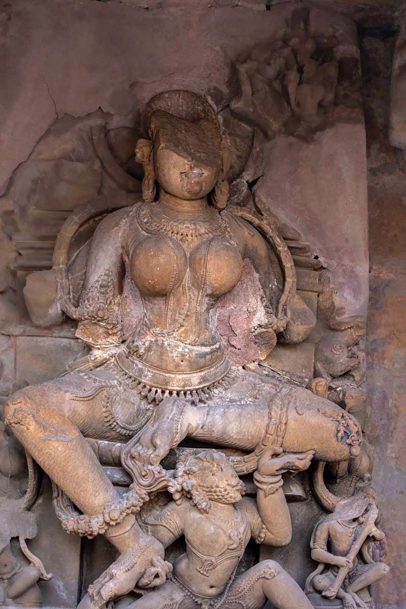 Broken Murti with Half Face