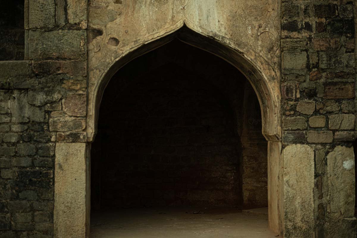 Gate in old wall