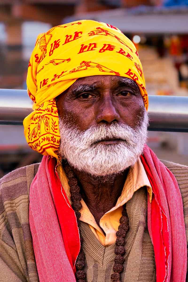 A sadhu in Haridwar ghat