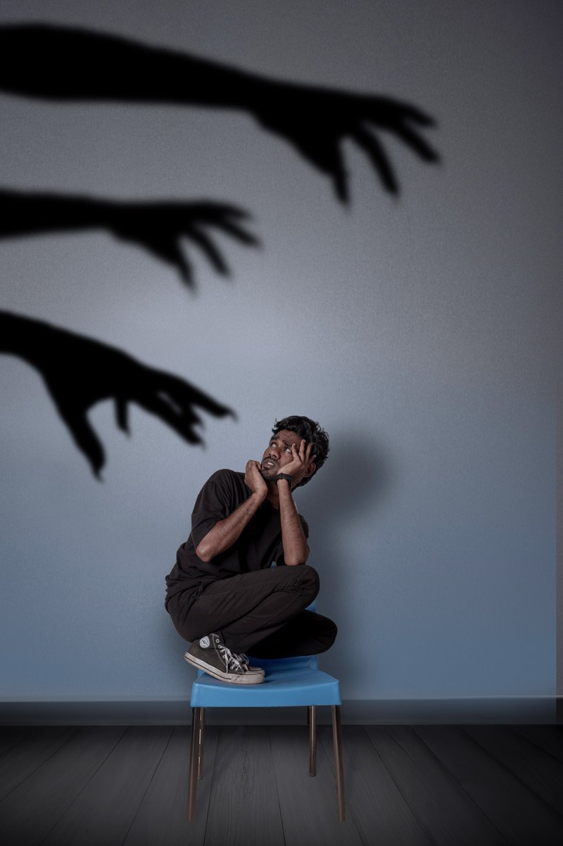 Photographers can produce truly horrifying photographs by catching fear-infused shadows