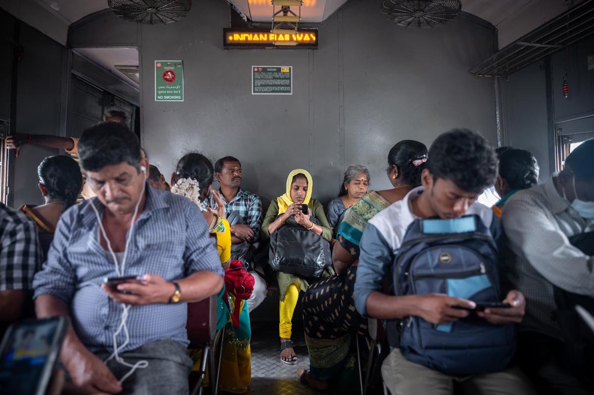 Soul Journey Chennai local trains Photography