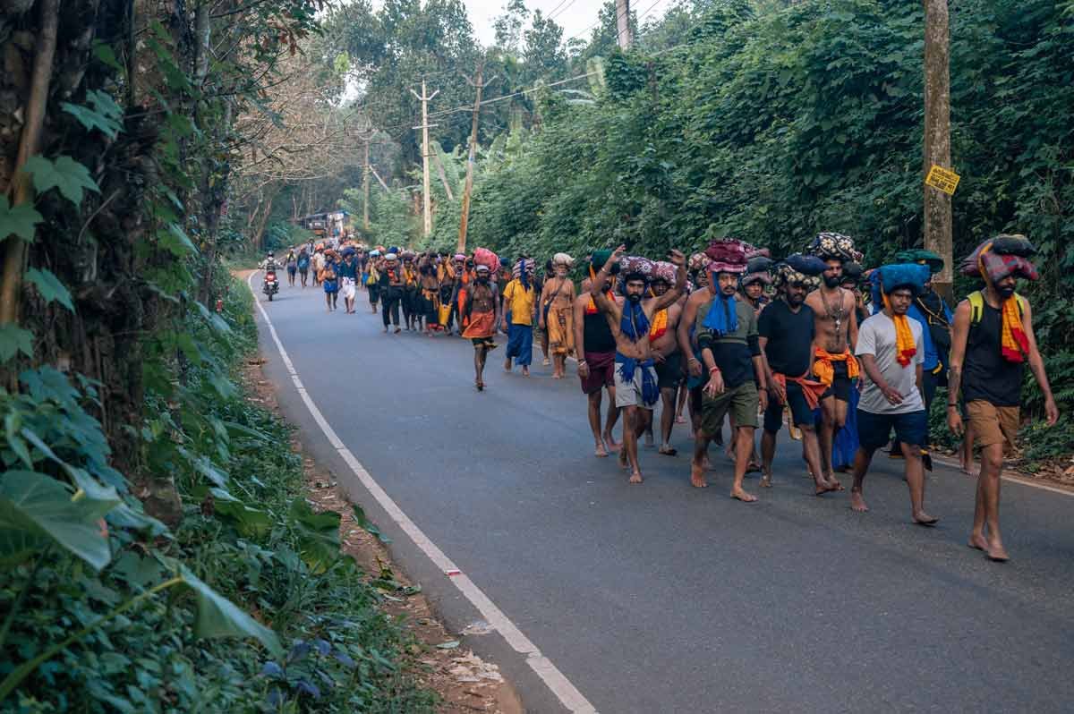 Sabarimala Trek in search of an Inner Odyssey with God and spiritual enlightenment.