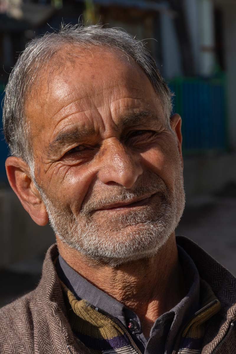 a mature smile