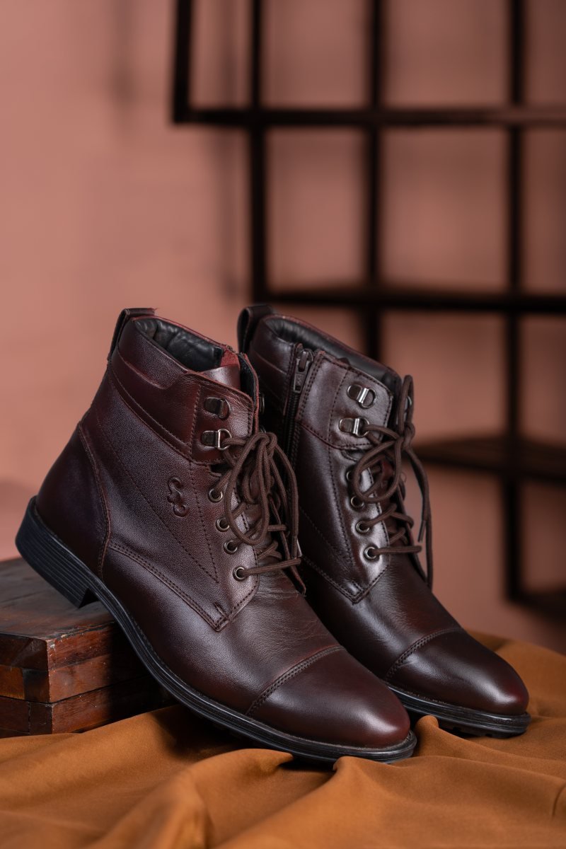 Essential comfort leather boots