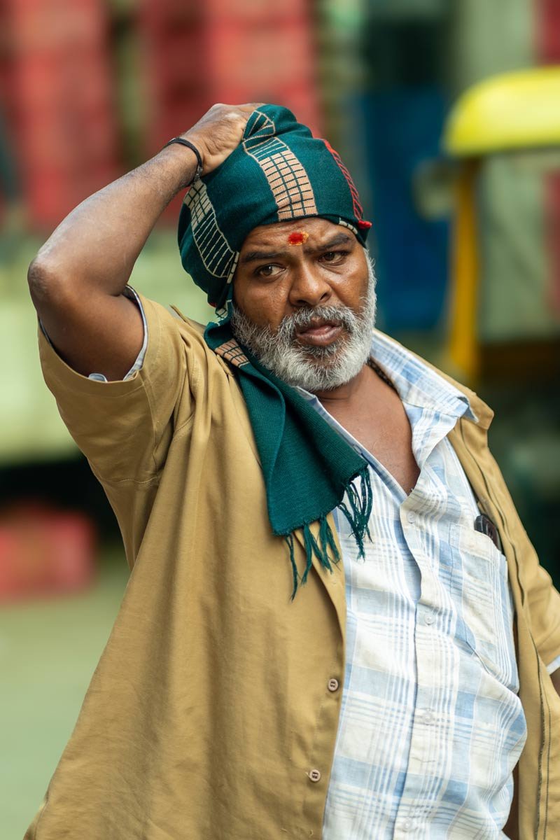A photo of old man.