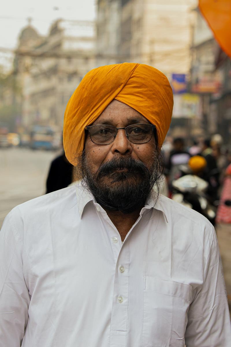Festive delight of a Sikh man