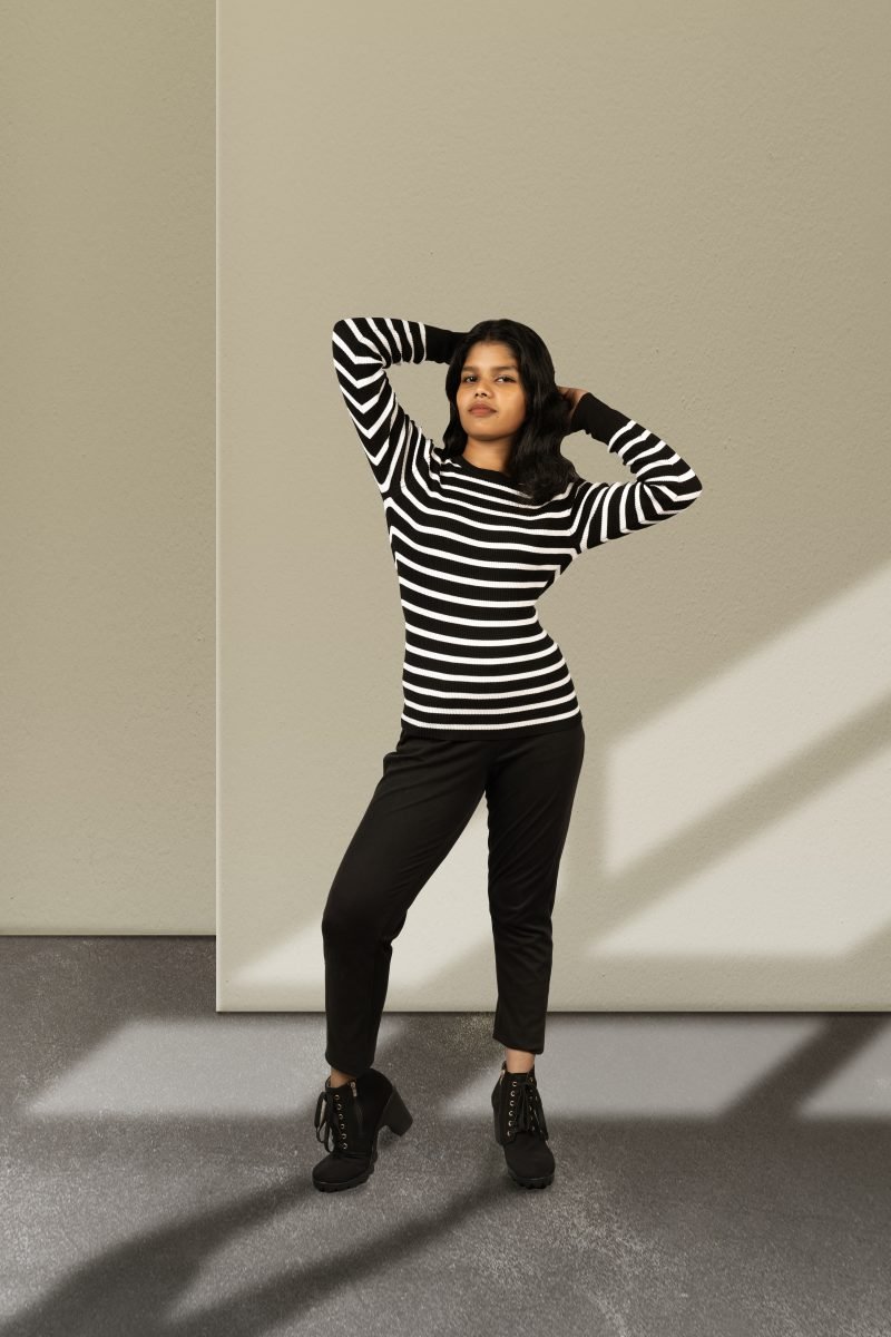 Striped drama fashion on stripes