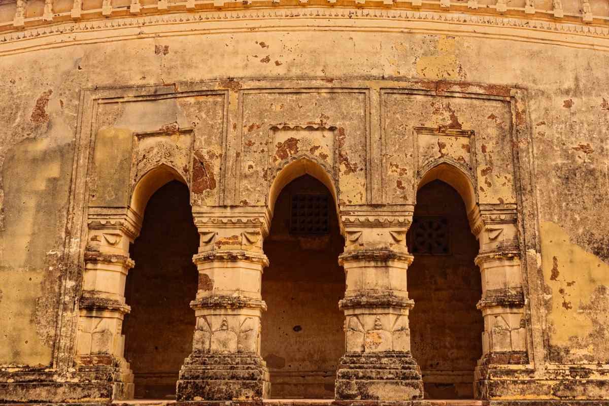 Triple Arched Entrence
