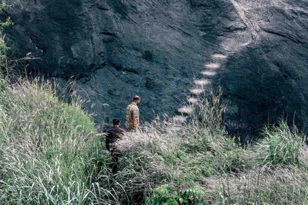 steps on a mountain