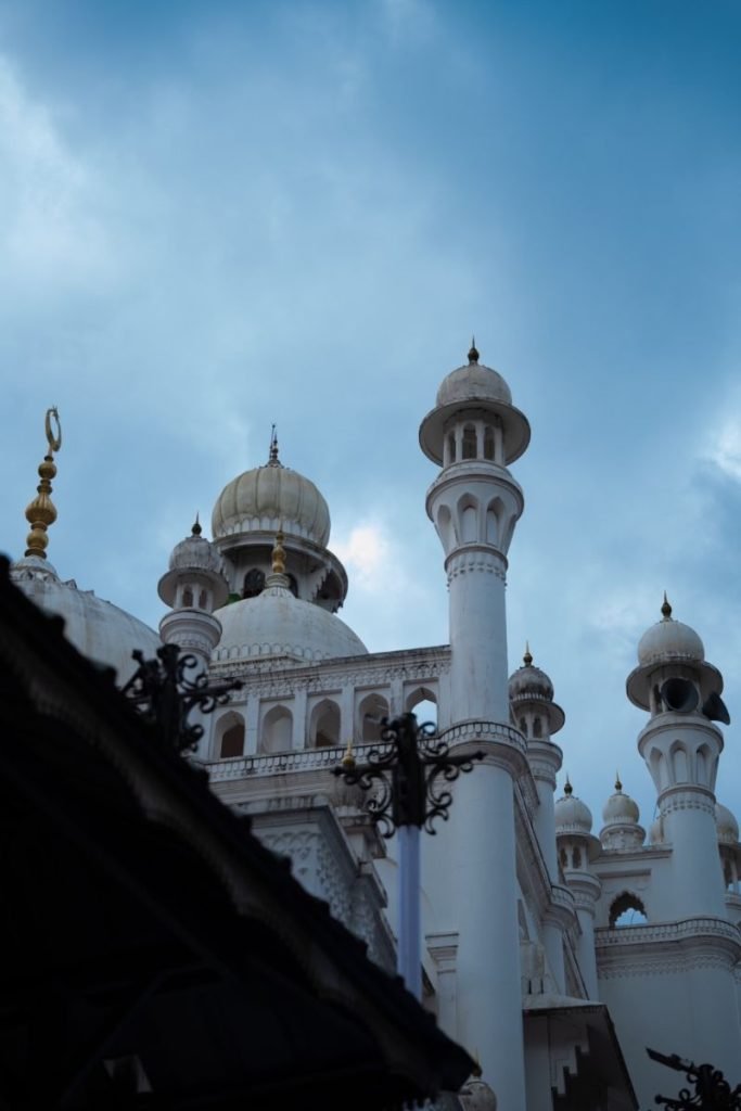mosque with wide sky