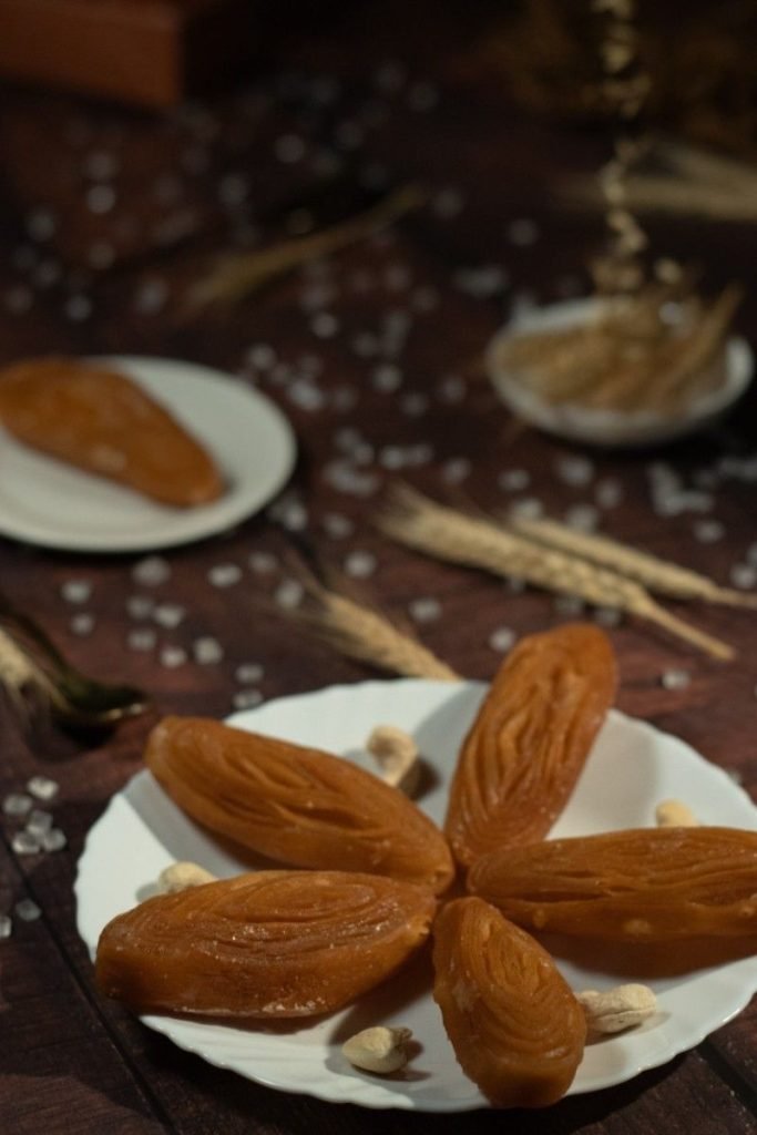 A layered sweets of wheat