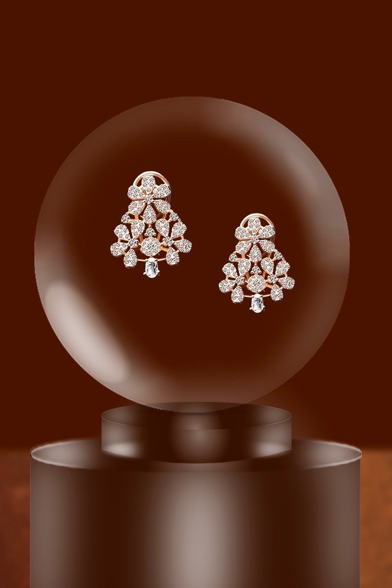 a pair of earrings 