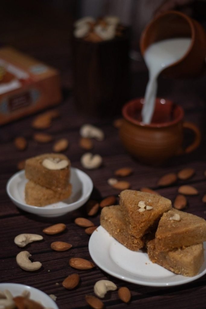 A sweet made up of milk kalakand