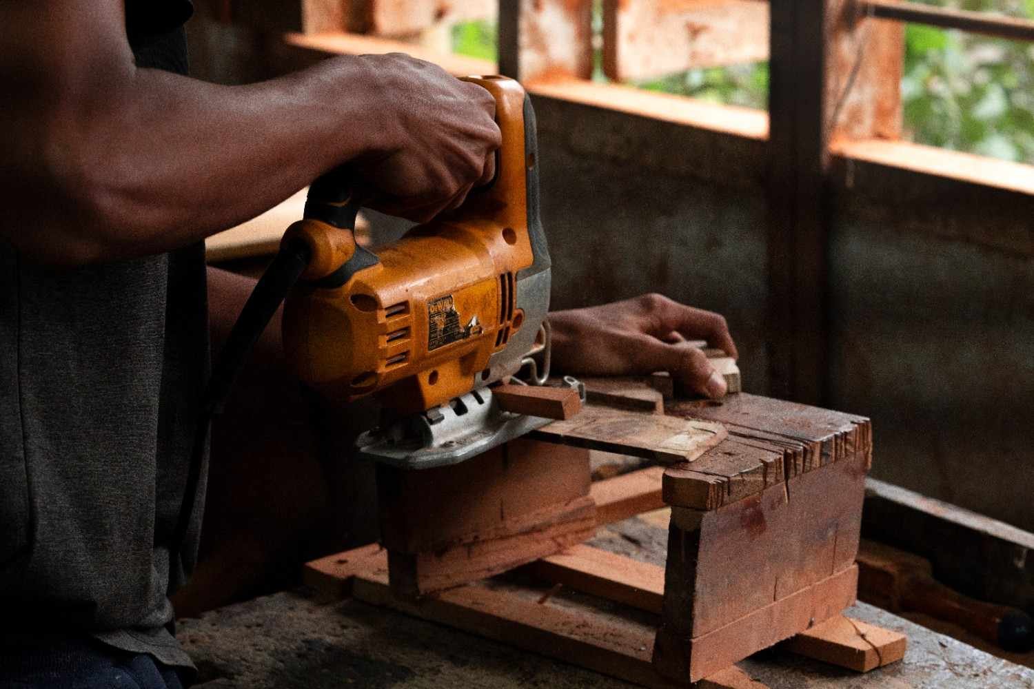 wooden cut