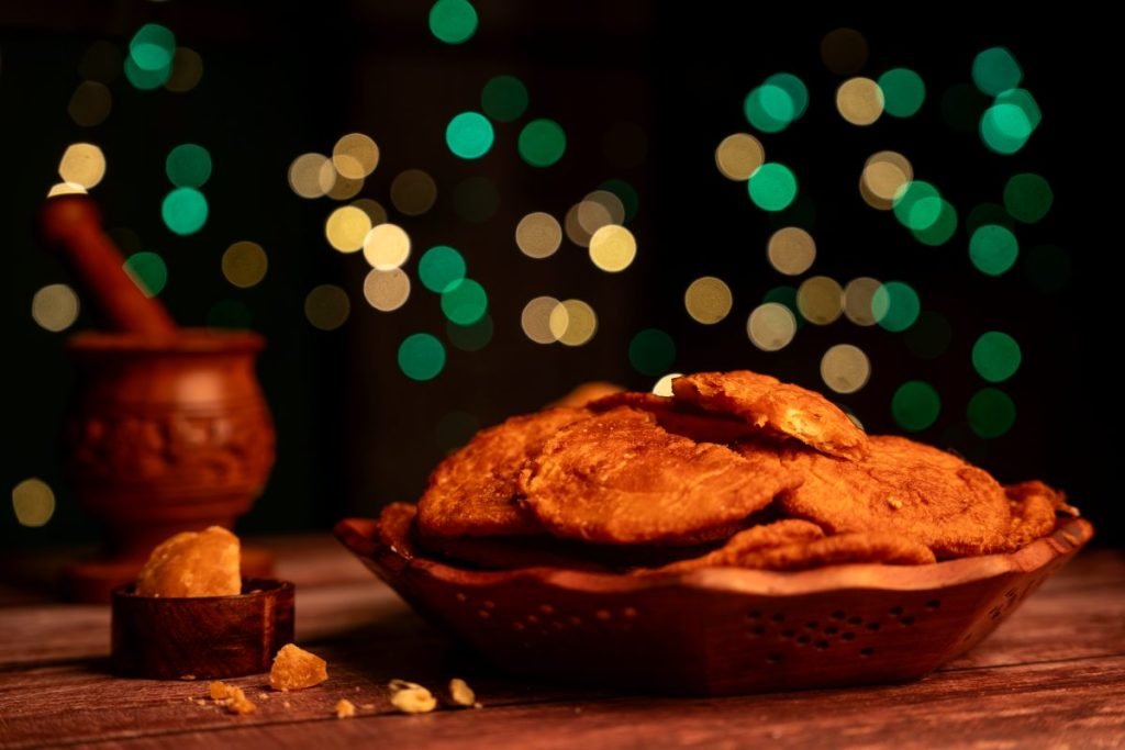Traditional sweets on a platter.