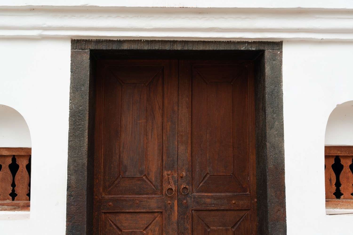 old wooden door