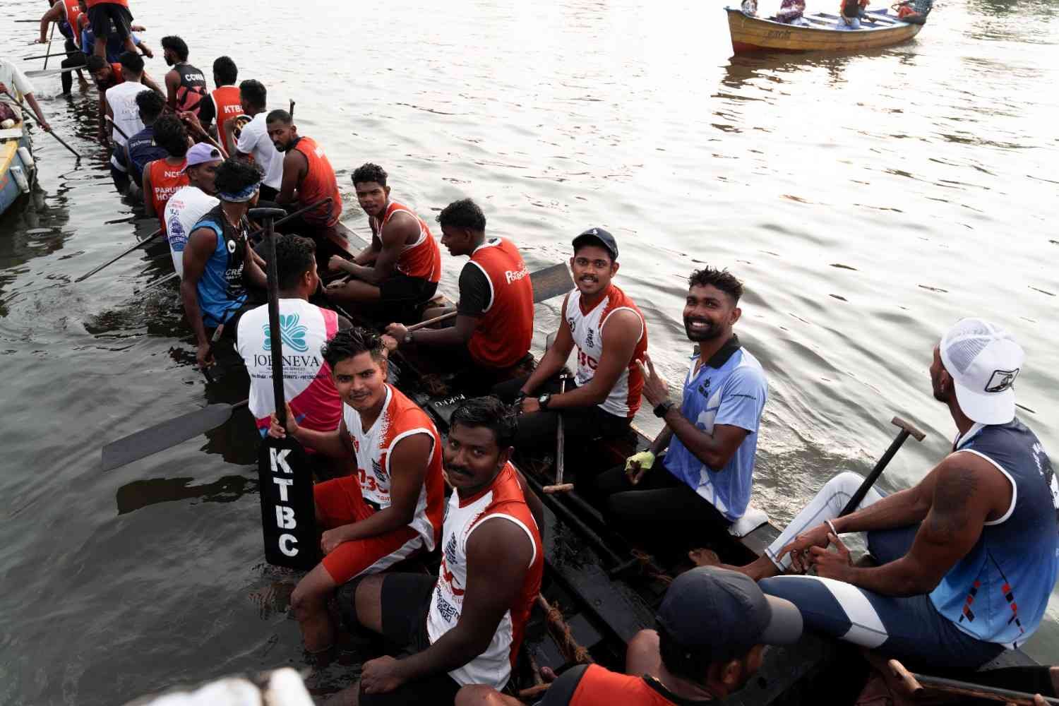 Warriors of Water in the boat