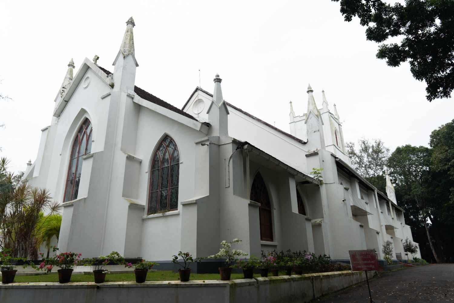 Historic chapel perspective