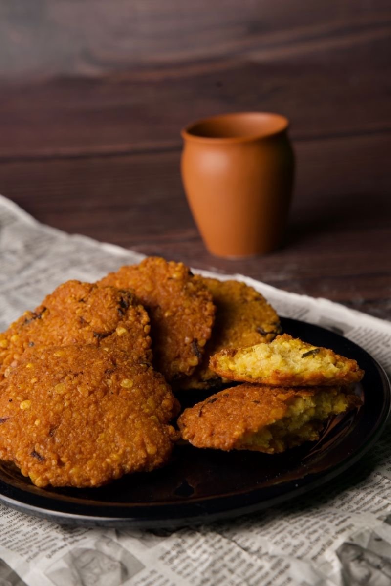 Crispy Bite  plate of golden, crunchy fritters 