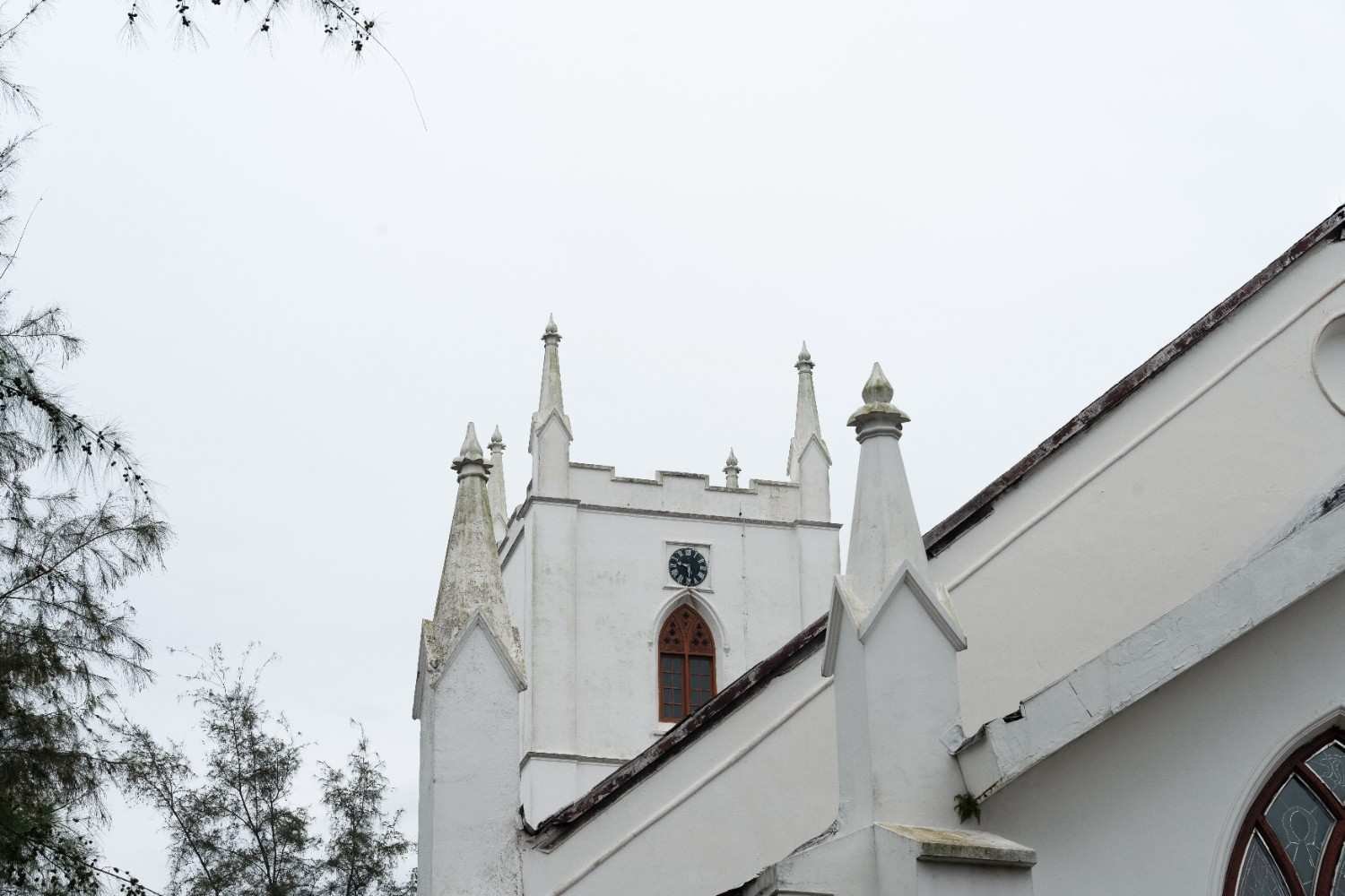 Elegant Spires clock in CMS chapel