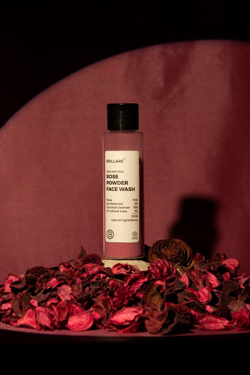 face wash with the purity of petals.