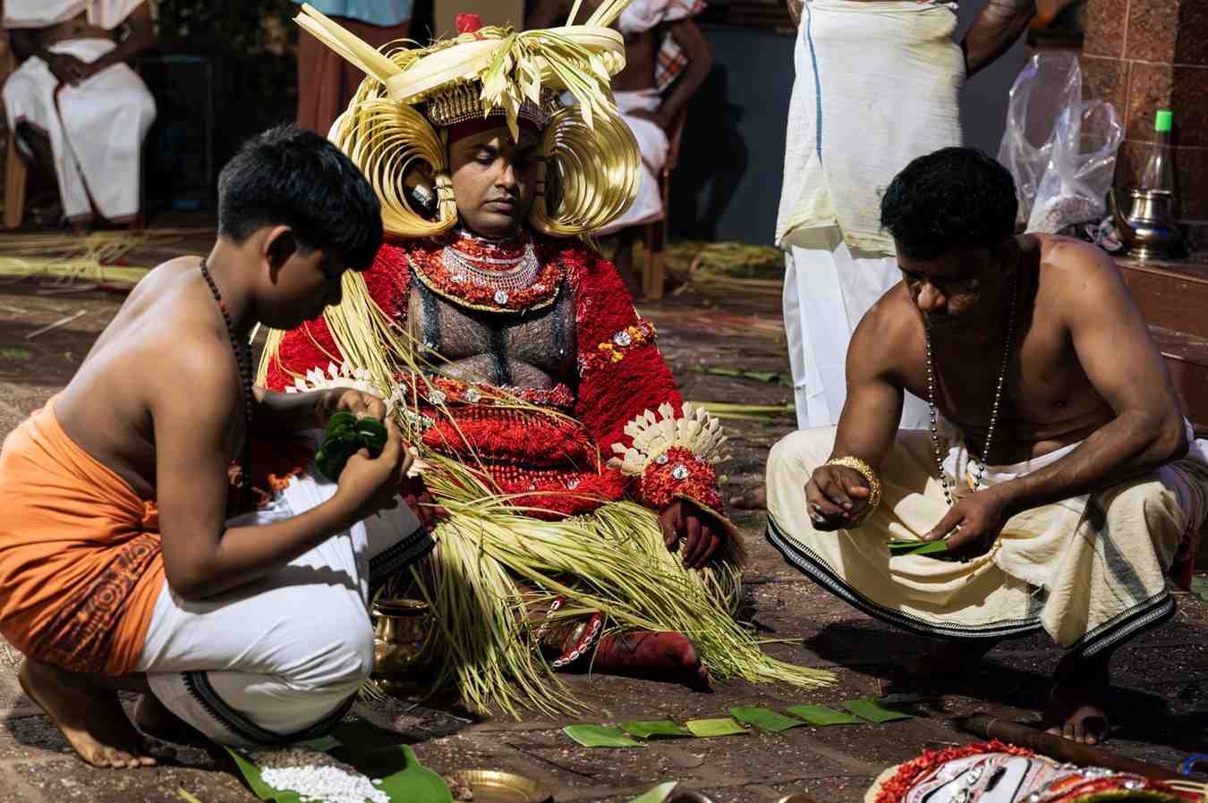 Ritual focus of theyyam performance