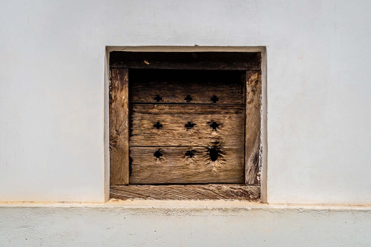 Wooden Window of Krishnapuram Palace showa vintage asthetics.